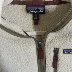 w o m e n s PATAGONIA f l e e c e z i p u p